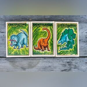 3 large vintage dinosaur cookie cutters 🦕